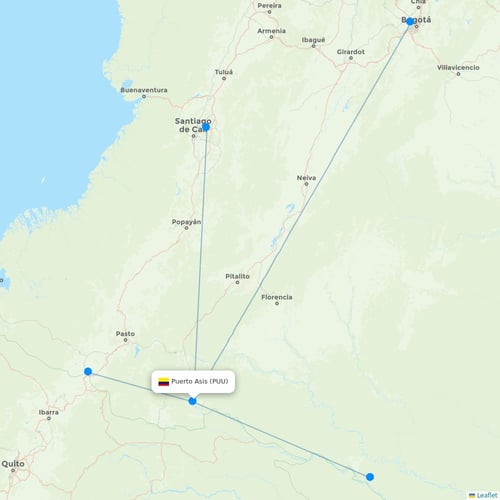Map of Puerto Asis