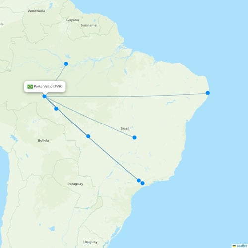 Map of Porto Velho