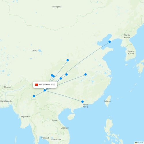 Map of Pan Zhi Hua