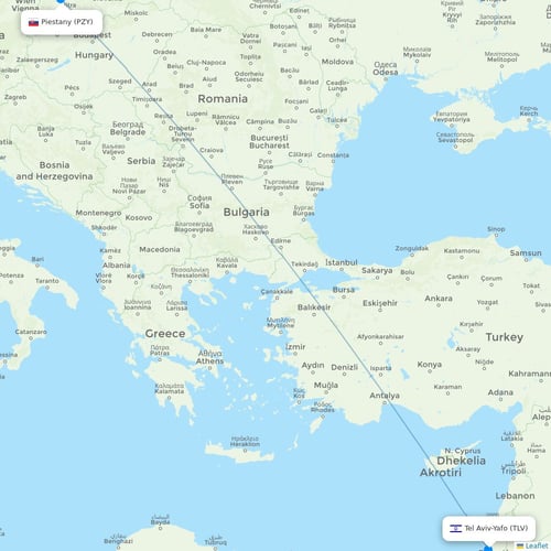 Map of Piestany