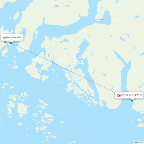 Map of Narsaq Kujalleq