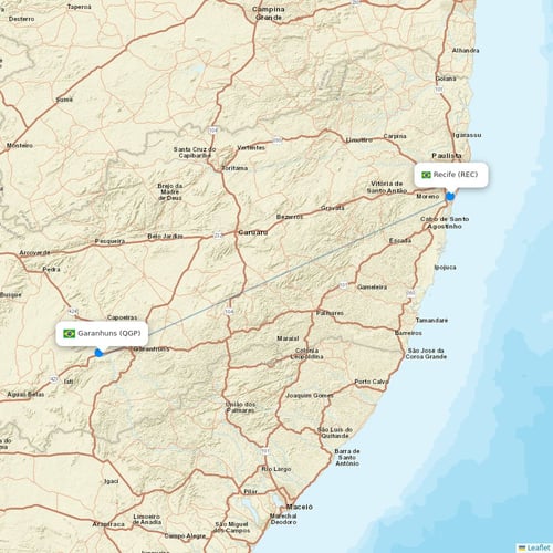 Map of Garanhuns