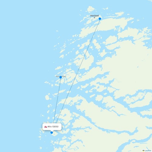 Map of Attu