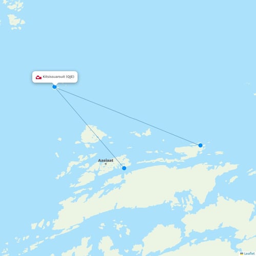 Map of Kitsissuarsuit