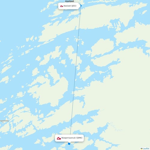 Map of Niaqornaarsuk