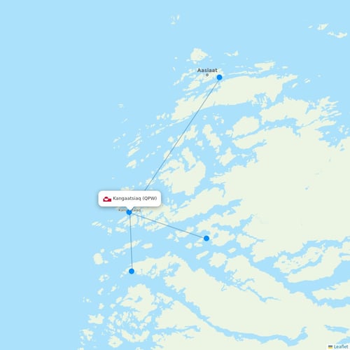 Map of Kangaatsiaq