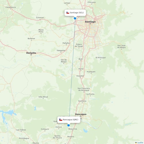 Map of Rancagua
