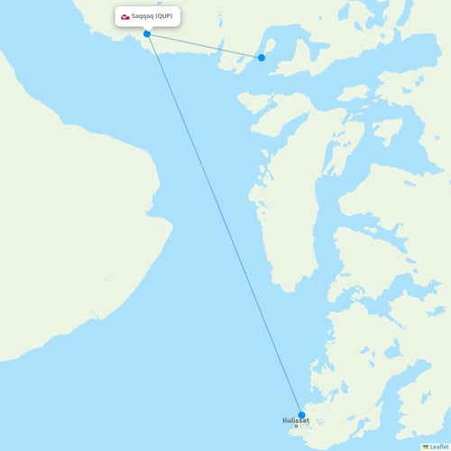 Map of Saqqaq