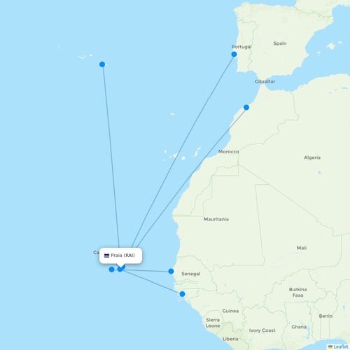 Map of Praia