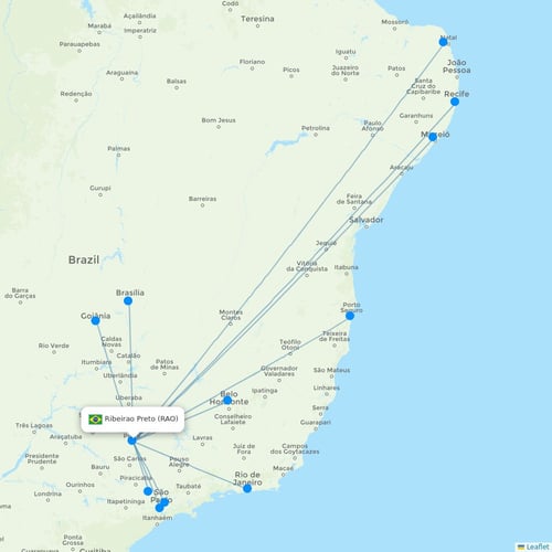 Map of Ribeirao Preto