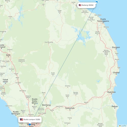 Map of Redang