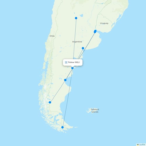 Map of Trelew