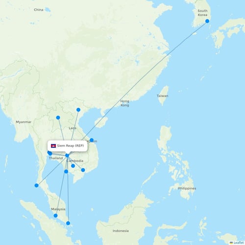 Map of Siem Reap