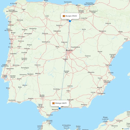 Map of Burgos