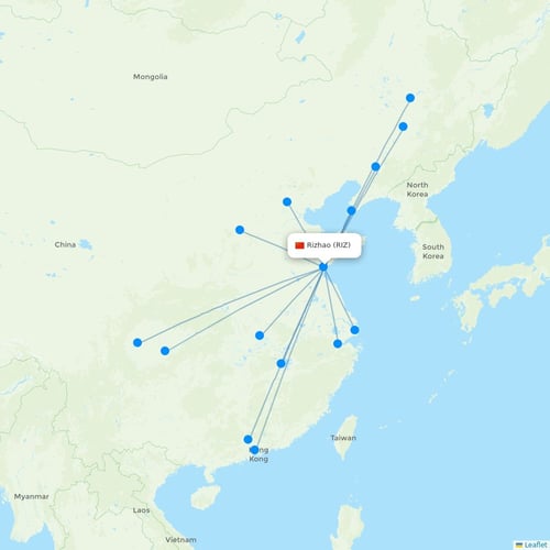 Map of Rizhao
