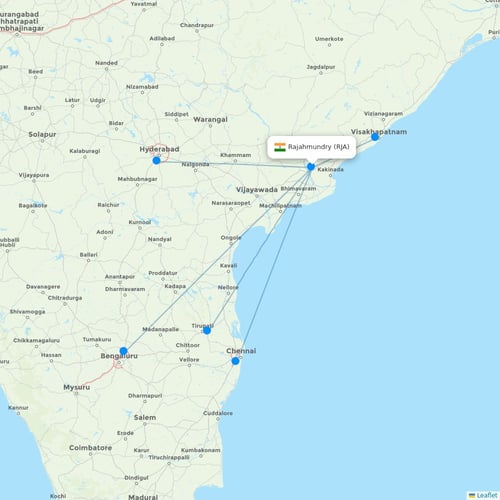 Map of Rajahmundry