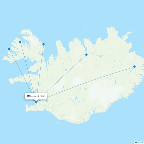 Map of Reykjavik