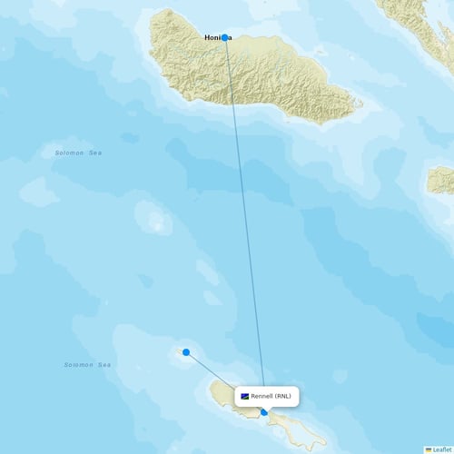 Map of Rennell