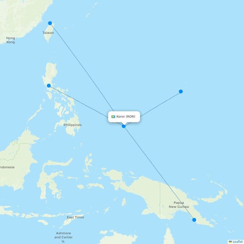 Map of Koror