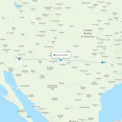 Map of Roswell