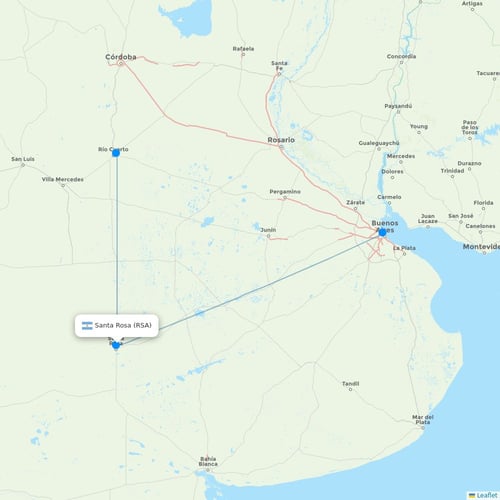Map of Santa Rosa