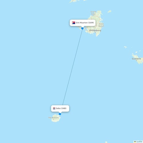 Map of Saba