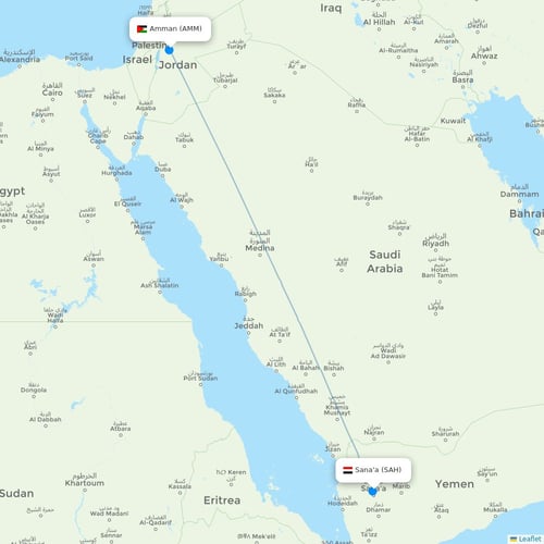 Map of Sana'a