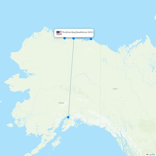 Map of Prudhoe Bay/Deadhorse