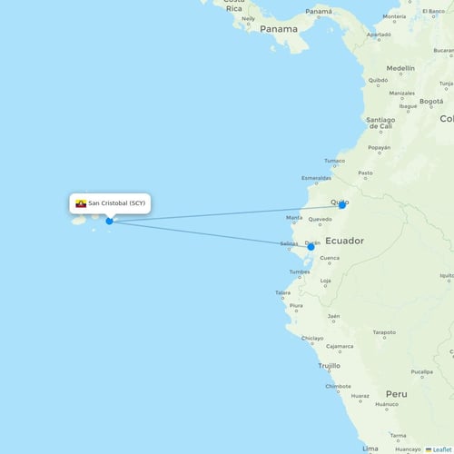 Map of San Cristobal