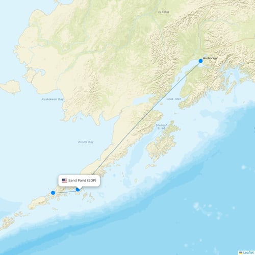 Map of Sand Point