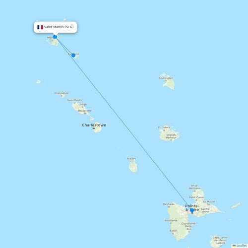 Map of Saint Martin