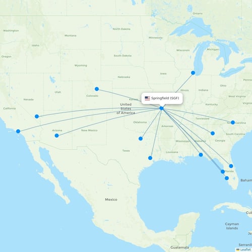 Map of Springfield