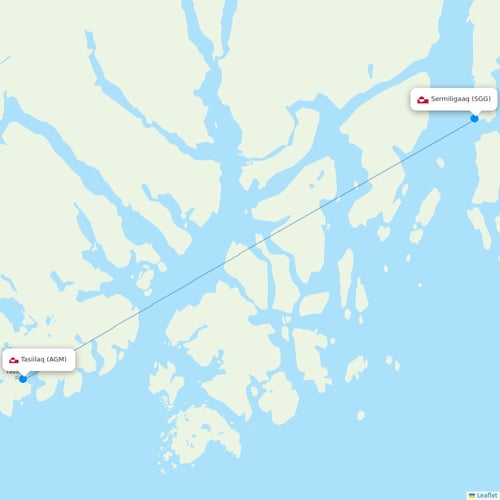 Map of Sermiligaaq
