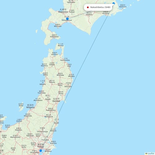 Map of Nakashibetsu