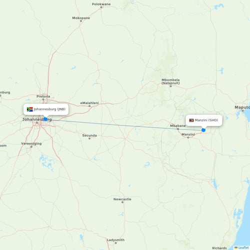 Map of Manzini