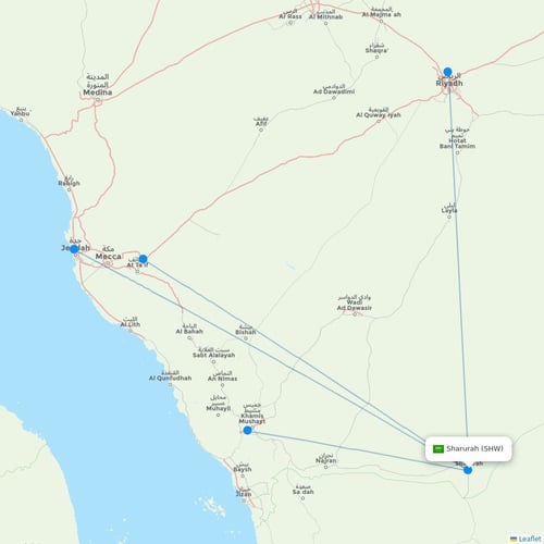 Map of Sharurah
