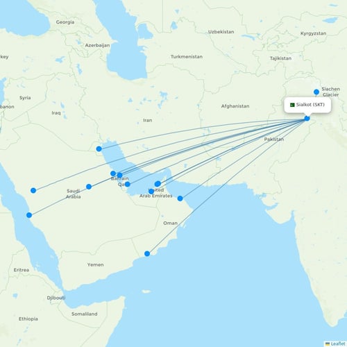 Map of Sialkot