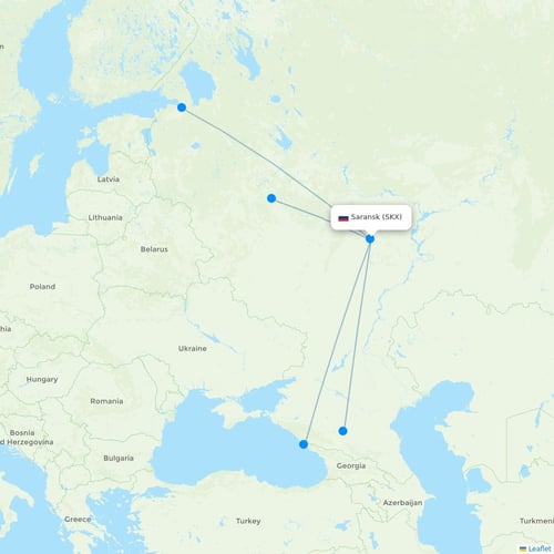 Map of Saransk