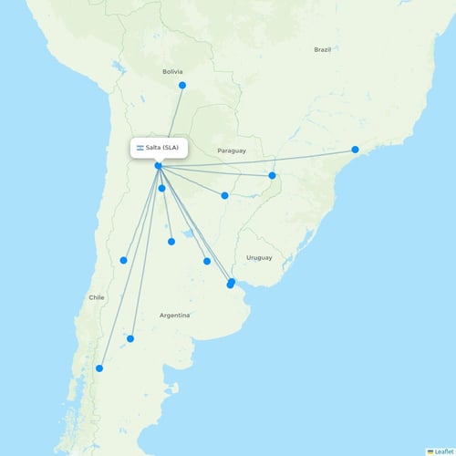 Map of Salta