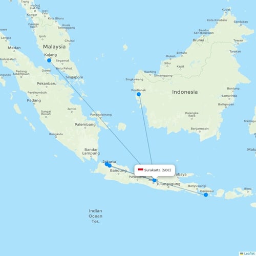 Map of Surakarta