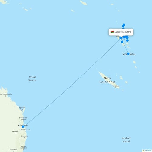 Map of Luganville