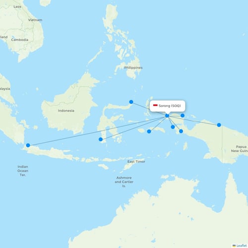 Map of Sorong