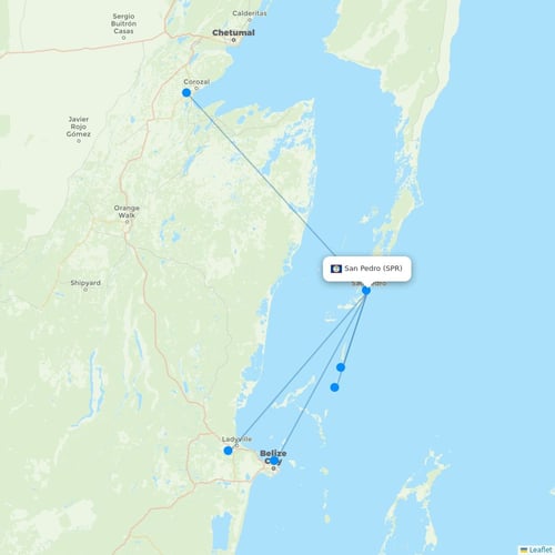 Map of San Pedro