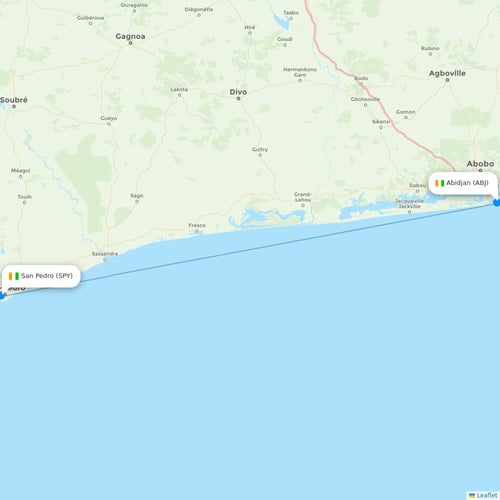 Map of San Pedro