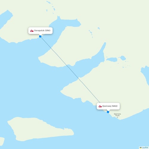 Map of Siorapaluk