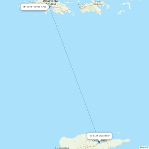 Map of Saint Croix