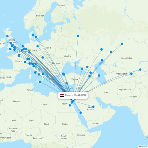 Map of Sharm el Sheikh