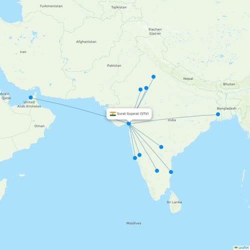 Map of Surat Gujarat