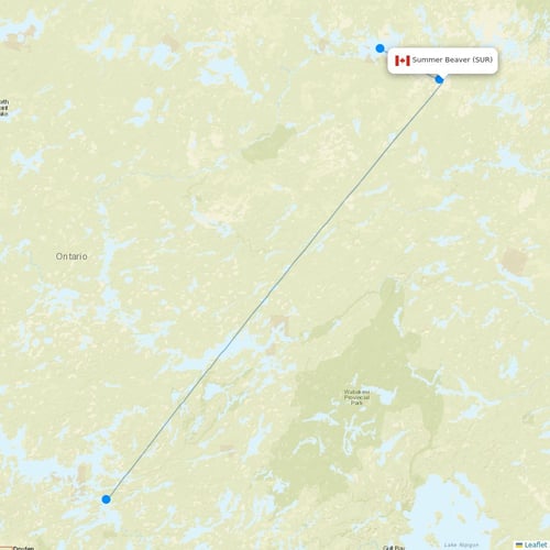 Map of Summer Beaver