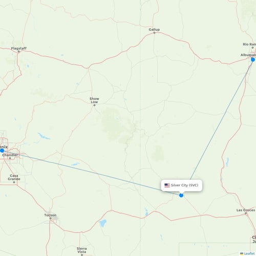 Map of Silver City